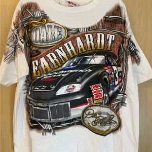 Vintage Dale Earnhardt #3 Chase Authentics NASCAR Double Sided Graphic Tee